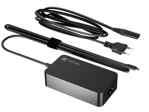 Natec Laptop Charger Gan USB-C 65W for Laptops, Tablets, Phones | NZU-2361