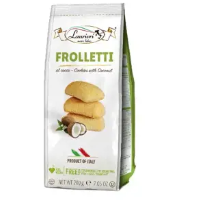 Itališki sausainiai LAURIERI Frolletti, su kokosu, 200 g