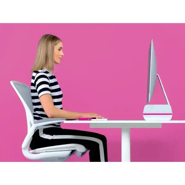 Leitz 65040023, 68,6 cm (27"), aukščio reguliavimas, rožinė, balta