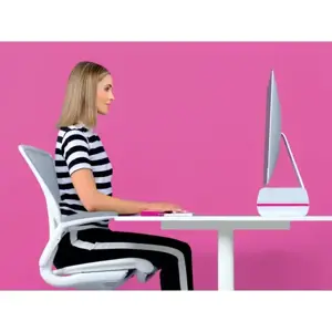 Leitz 65040023, 68,6 cm (27"), aukščio reguliavimas, rožinė, balta