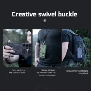 Nillkin CamShield Armor PRO Hard Case for Samsung Galaxy S23 Ultra Black