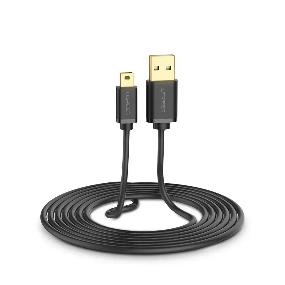 Ugreen USB - mini USB cable 480 Mbps 3 m black (US132 10386)