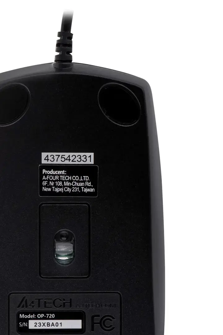 A4-TECH A4TMYS43754 Pelė A4-Tech OP-720 Black , USB