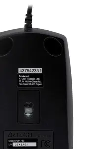 A4-TECH A4TMYS43754 Pelė A4-Tech OP-720 Black , USB