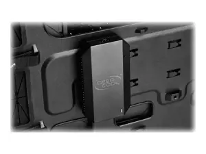 DeepCool FH-10, Ventiliatoriaus valdiklis, Juodas, 4 kontaktų, Ventiliatorius, 80 mm, 46 mm