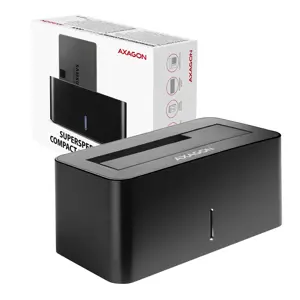 AXAGON ADSA-SN USB3.0 - 1x SATA 6G HDD doko stotelė, juoda