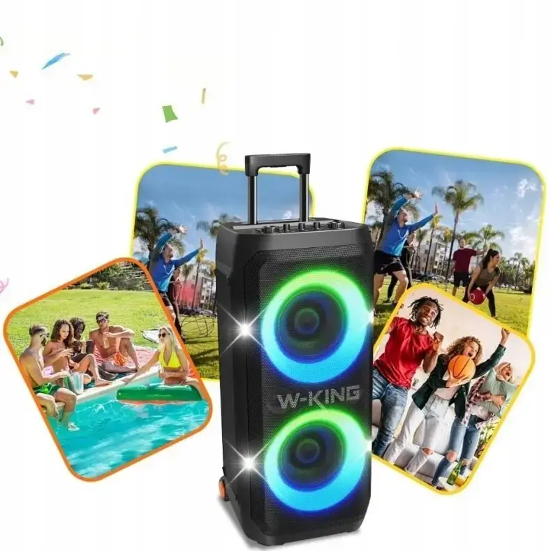 W-KING T12 Wireless Bluetooth Speaker – Black