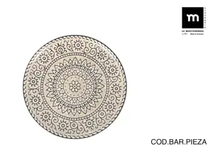 Lėkštė Sole, keramika, D 20 cm, vnt
