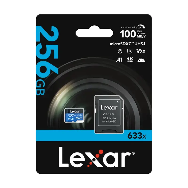 ATMINTIS MICRO SDXC 256GB UHS-I/W/ADAPTER LSDMI256BB633A LEXAR