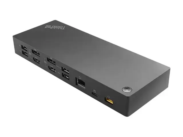 LENOVO ThinkPad Hybrid USB A/C dokas 2xDisplayPort 2xHDMI 2x3840x2160-60Hz 1Gbit LAN 1xUSB-C priekyje 5xUSB-A 2xUSB2.0 3xUSB3.0 (ES)