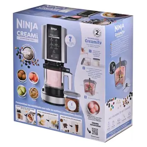 Ninja NC302EU ice cream maker Traditional ice cream maker 0.473 L 800 W Black