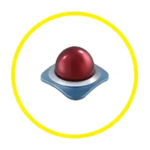 "Kensington Orbit®" optinis bėgimo takelis, dvipusis, bėgimo takelis, A tipo USB, sidabrinės spalvos