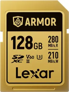 Lexar memory card SDXC 128GB Armor Gold UHS-II U3