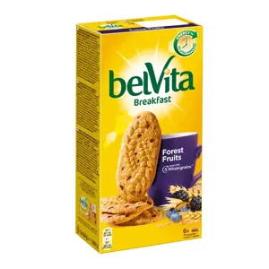 Sausainiai BELVITA, miško uoga, 300 g