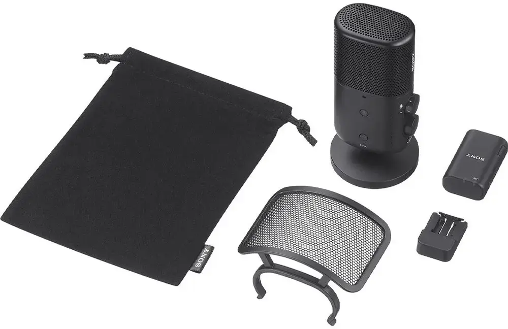 "Sony ECM-S1", Skaitmeninio fotoaparato mikrofonas, 24 bitų, 48 kHz, laidinis ir belaidis, "Bluetooth/3,5 mm", 150 m