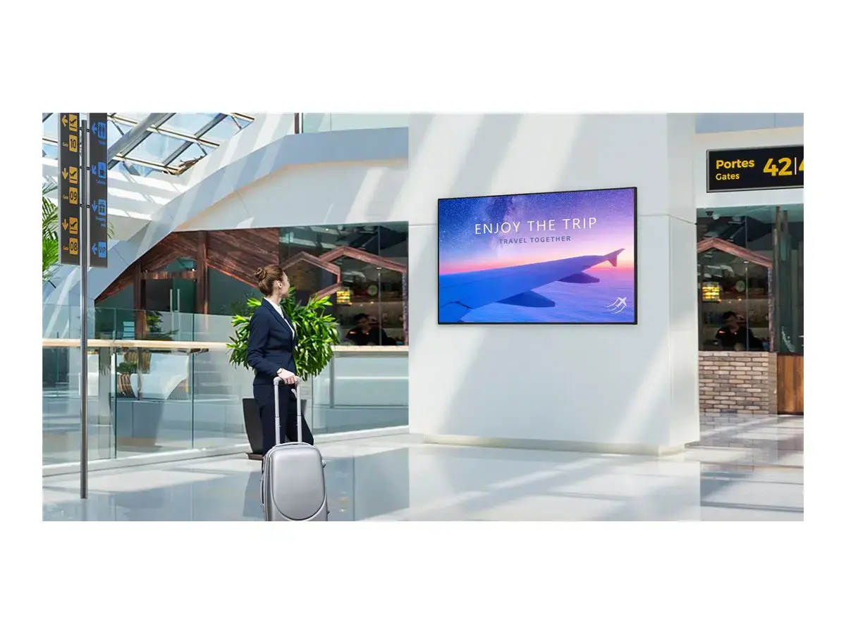 LG 49UH7N-E, Digital signage flat panel, 124.5 cm (49"), LED, 3840 x 2160 pixels, Wi-Fi, 24/7