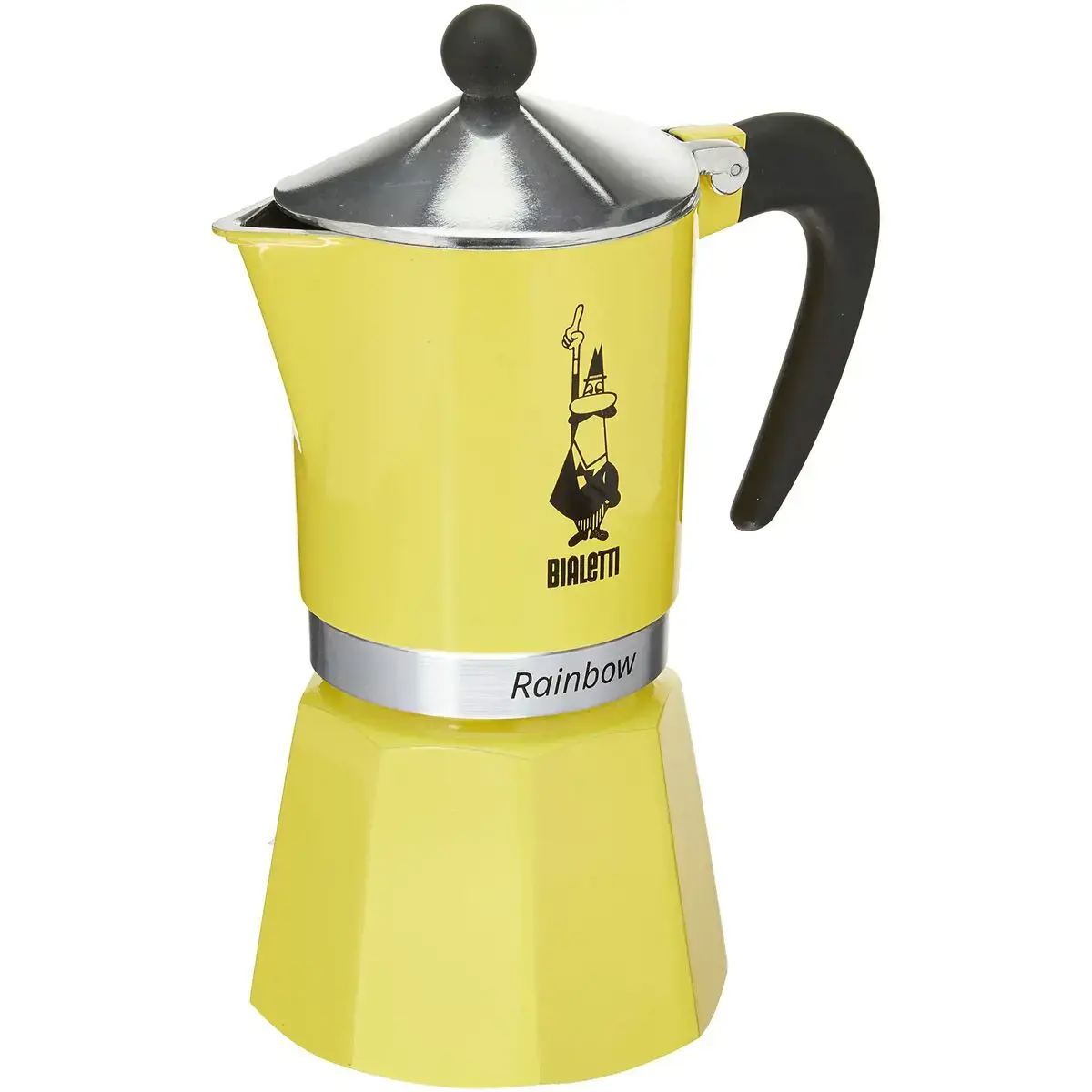Kavos aparatas BIALETTI RAINBOW 6TZ 300 ml Geltonas