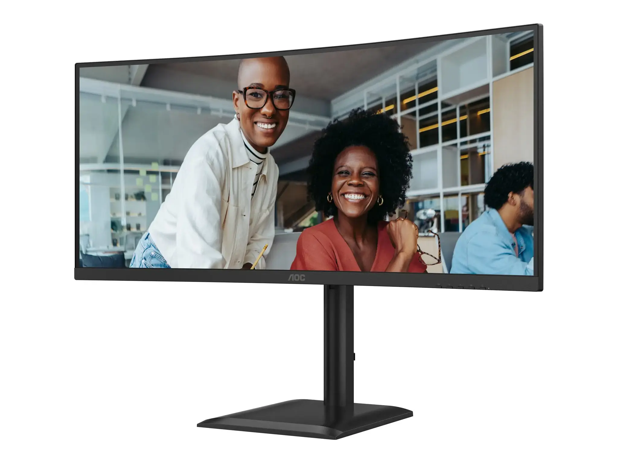 AOC CU34E4CV | 34 " | VA | 21:9 | 120 Hz | 4 ms | 3440 x 1440 pixels | HDMI ports quantity 2 | Black
