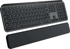 "Logitech MX Keys S", pilno dydžio (100 %), "Bluetooth", žirklinis klavišų jungiklis, QWERTY, šviesos diodas, grafito spalvos