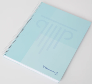 A4 H.C.Sp.Bk 100sh 90g CM Pastel Lin, Blue