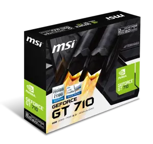 Vaizdo plokštė MSI GeForce GT 710 2 GB, GDDR3, 64 bitai, V809-2000R