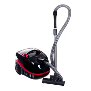 "Bosch Serie 4" BWD421POW, 2100 W, cilindrinis dulkių siurblys, sausas ir drėgnas, kombinuotas, HEPA, juodas, raudonas