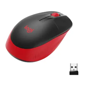 LOGITECH M190 Viso dydžio belaidė pelė - RED - EMEA