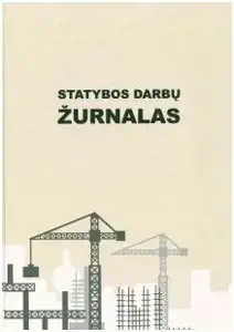 Statybos darbų žurnalas, A4 (106)  0720-051