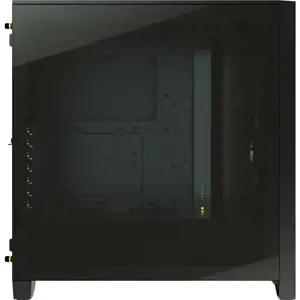 CORSAIR iCUE 4000D RGB oro srauto grūdintas stiklas Mid-Tower, juodas