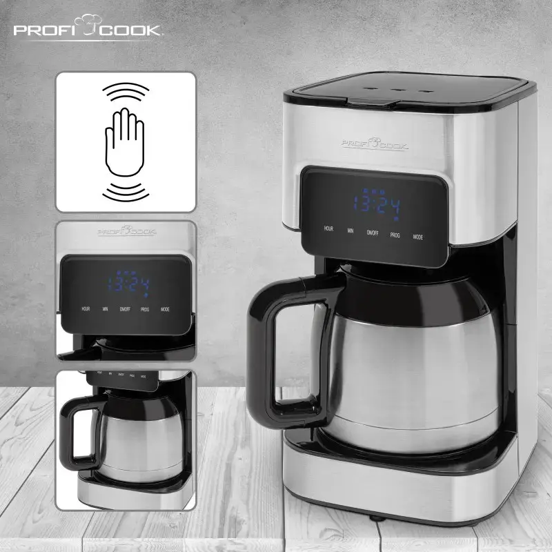 Kavos aparatas ProfiCook PC-KA 1191, 800 W, Overflow coffee maker