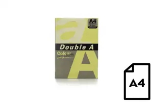 Spalvotas popierius Double A, 80g, A4, 500 lapų, Cheese