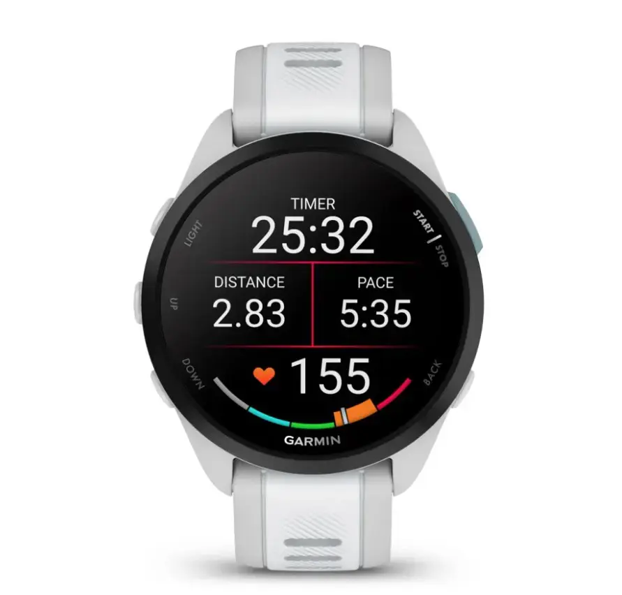 Garmin Forerunner 165 išmanieji laikrodžiai, Miglotai pilka / baltas akmuo