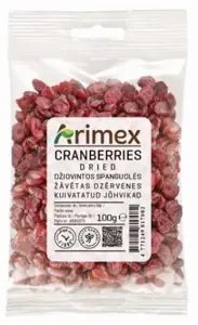 Džiovintos spanguolės ARIMEX, 100 g