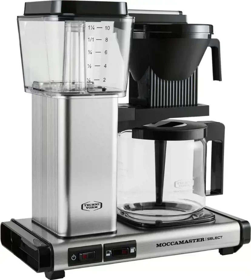 Kavos aparatas MOCCAMASTER 8712072539792, 1520 W, Sidabrinė, Pusiau automatinis