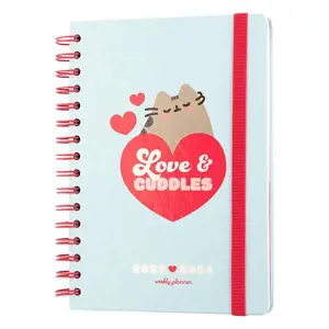 Pusheen - Weekly calendar / planner 2023/2024 from Purrfect Love collection (14.8 x 21 cm)