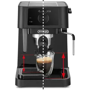 Kavos aparatas DeLonghi EC230.BK, 1 litrai, 1100 W, Juoda, Rankinis