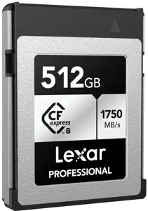 "Lexar" atminties kortelė "Pro CFexpress" 512GB B tipo sidabrinė