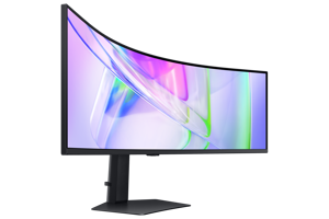Samsung S95UC, 124.5 cm (49"), 5120 x 1440 pixels, DQHD, LCD, 5 ms, Black