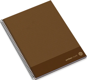A4 Hardcover Sp Bk 100sh Kraft Lin