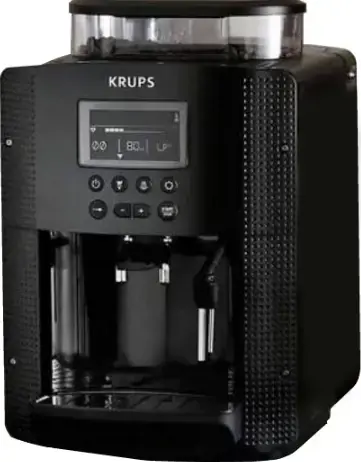 Kavos aparatas Krups EA8150, 1,7 litrai, 1450 W, Juoda, Automatinis