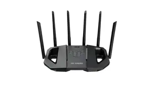 Asus | Dual Band WiFi 7 Extendable Gaming Router | TUF Gaming BE6500 | 802.11be | 6500 Mbit/s | Ethernet LAN (RJ-45) ports 4 | Mesh Support Yes | MU-MiMO Yes | Antenna type External fixed | 1