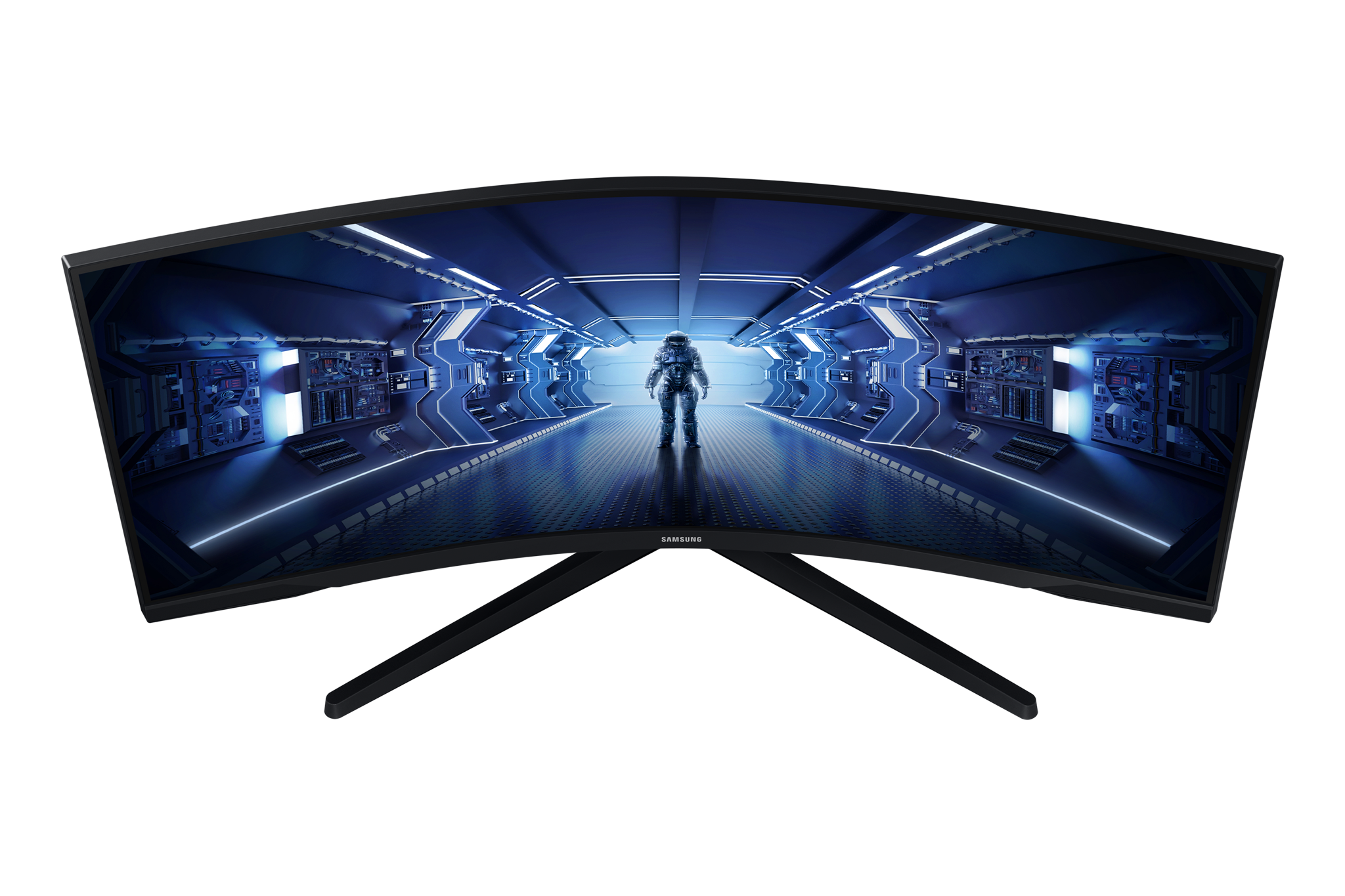 "Samsung Odyssey C34G55TWWP", 86,4 cm (34"), 3440 x 1440 taškų, "UltraWide Dual Quad HD", LED, 1 ms, juoda