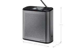 Sharp OSAKA Portable Digital Radio | DR-P530(GY) | USB port | Bluetooth | FM radio | Wireless connection