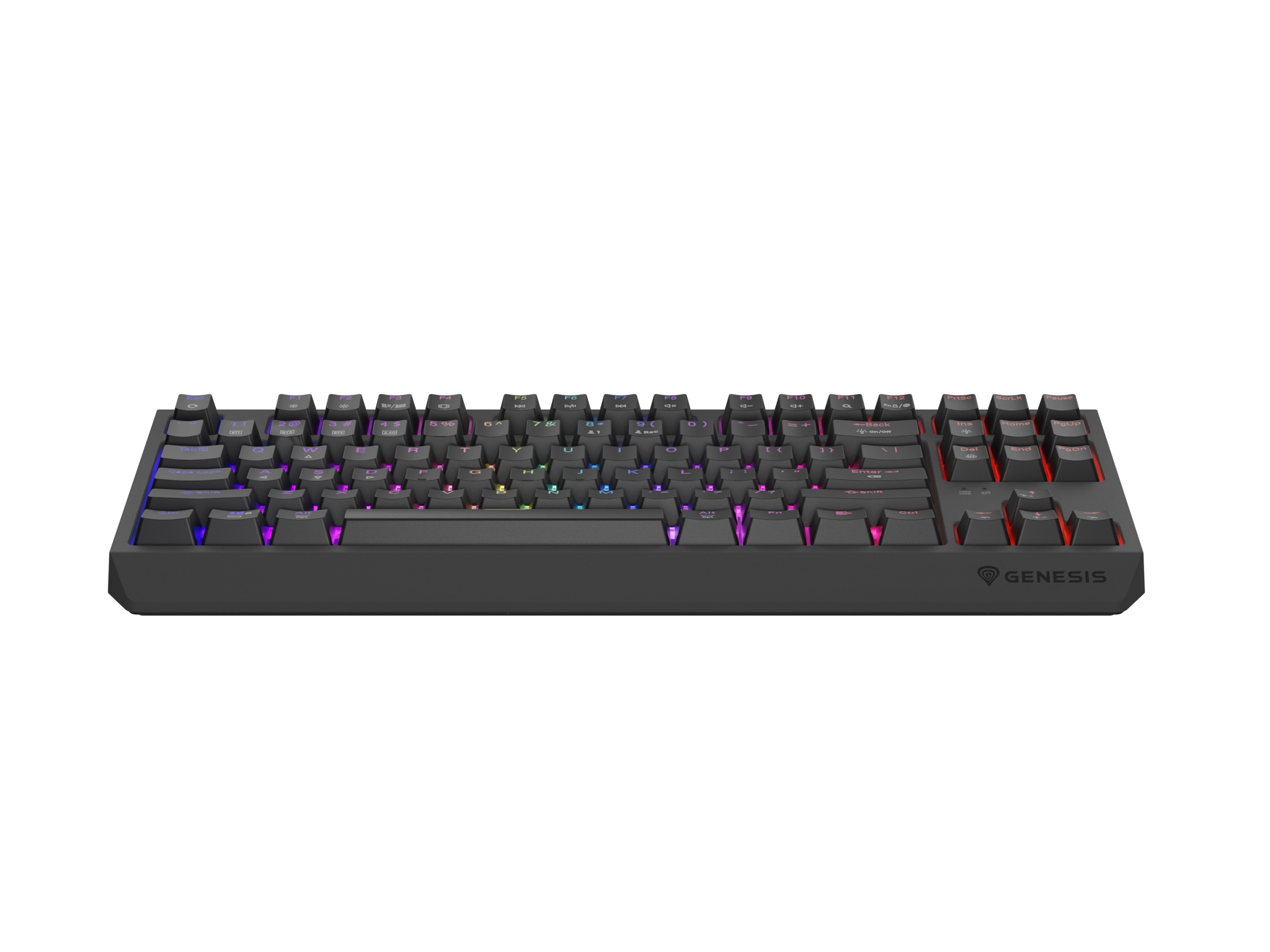 Genesis | THOR 230 | Mechanical Gaming Keyboard | Wireless | US | Outemu Red | Black