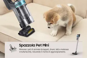 Samsung VS20B75AGR1, Dry, Multi cyclonic, Carpet, Hard floor, 86 dB, 200 W, Bagless