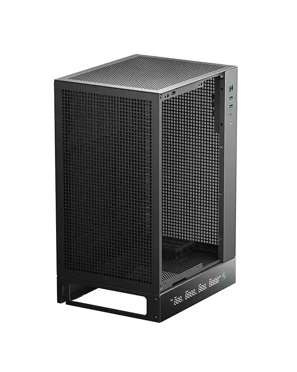 Deepcool PC Gaming Case | CH170 DIGITAL | Black | Mini ITX | ATX PS2