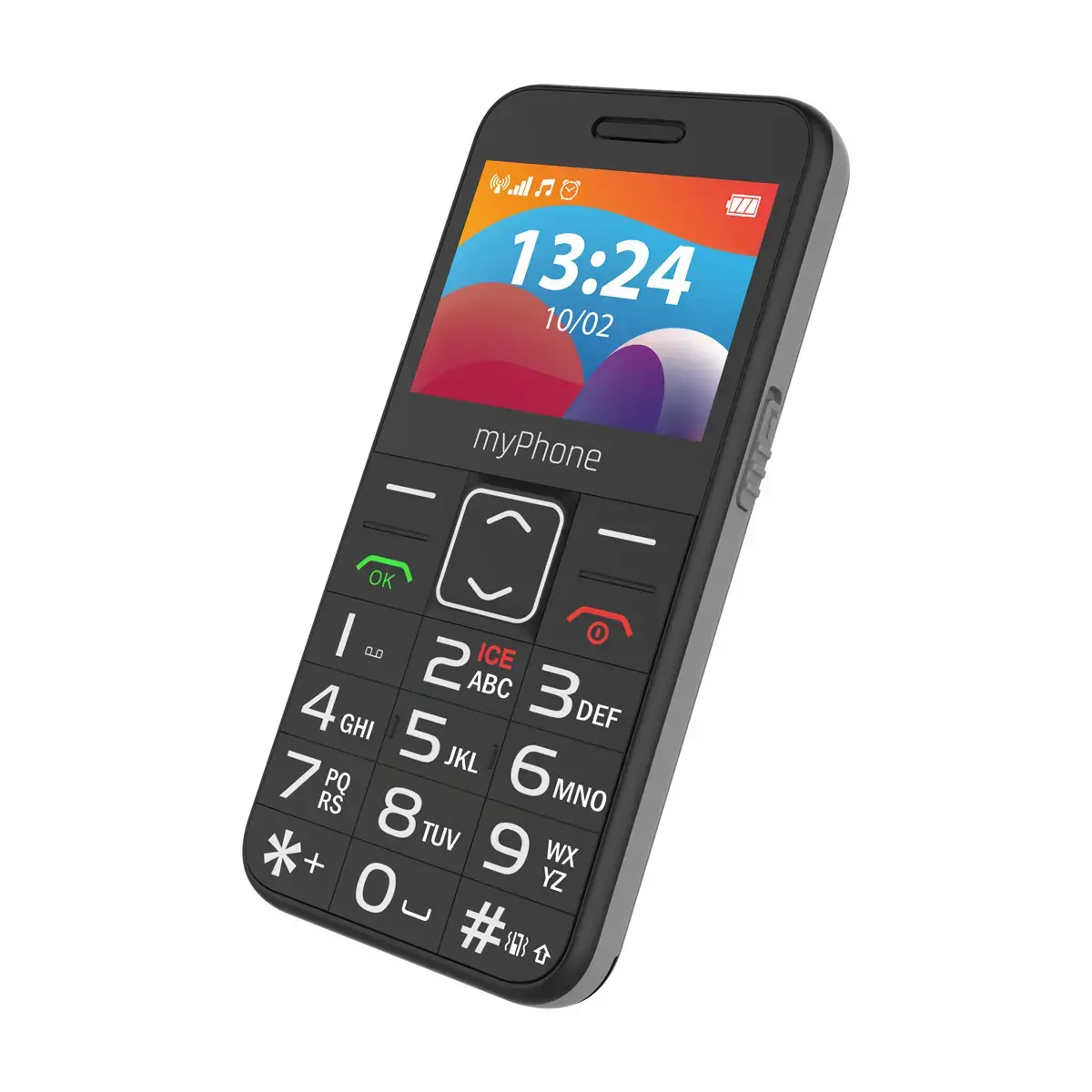 myPhone HALO | 3 LTE | Black | 2.4 " | IPS | 48 MB | 128 MB | Dual SIM | Nano SIM | 3G | Bluetooth | 2.1 | USB version Type-C | Built-in camera | Main camera resolution 0.3 MP | 1400 mAh