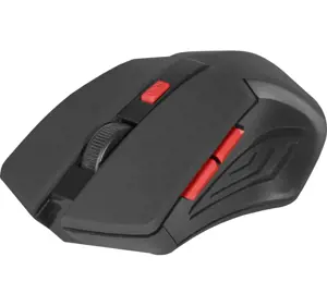 PELĖ ACCURA MM-275 RF JUODA IR RAUDONA OPTINĖ 1600DPI 6P