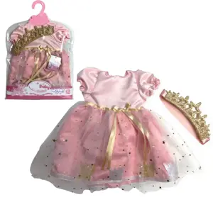 WOOPIE lėlės rinkinys, Princesės suknelė + karūna 43-46 cm
