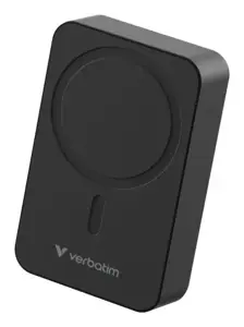 Verbatim 32223 Charge 'n' Go Essentials Magnetic Wireless Išorinė baterija Power Bank 20000mAh Juoda